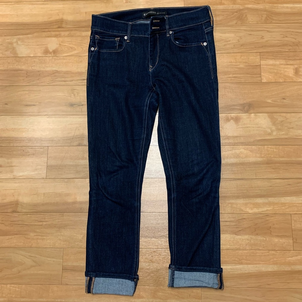 Cropped Jean Leggings